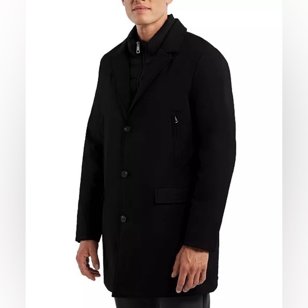 Hunter Aldgate Insulated Water & Windresitant Blazer Twofer Jacket - Black - Picture 9 of 16